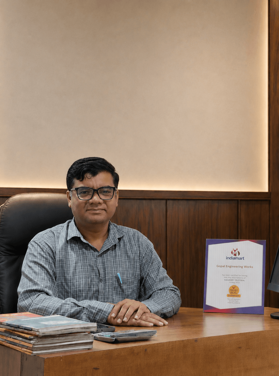 Prakash Mistry, Proprietor of Gopal Engineering Works